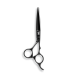 Професійні чорні перукарські ножиці Kasho Sagano Black KSG-60 OS DLC 6.0 дюймів