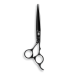 Професійні чорні ножиці для стрижки Kasho Sagano Black KSG-65 OS DLC 6.5 дюймів