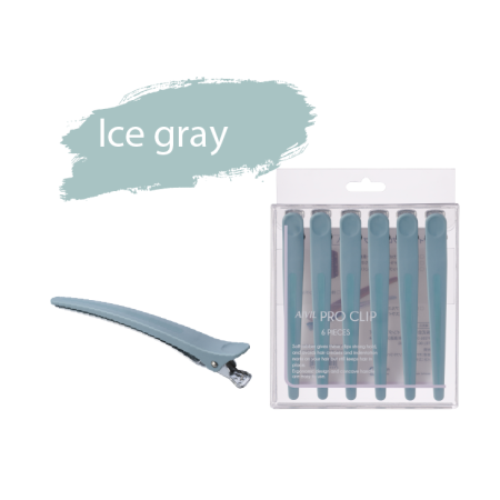 Затискач Aivil Pro Clip Ice Grey для волосся, 1 шт.