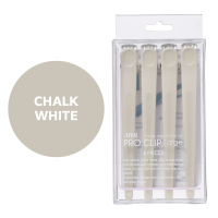 Затискач Aivil Pro Clip Large Chalk White для волосся, 1 шт.