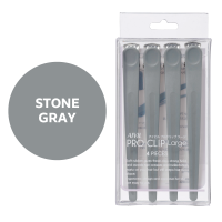 Затискач Aivil Pro Clip Large Stone Grey для волосся, 1 шт.