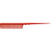 Гребінець з хвостиком LEADER PRIMP Finger Cut Comb L PP-815 Red