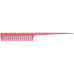 Гребінець з хвостиком LEADER PRIMP Finger Cut Comb L PP-815 Pink