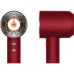 Фен Dyson Supersonic Nural HD16 Straight Wavy Red Velvet Gold з насадками для укладки волосся