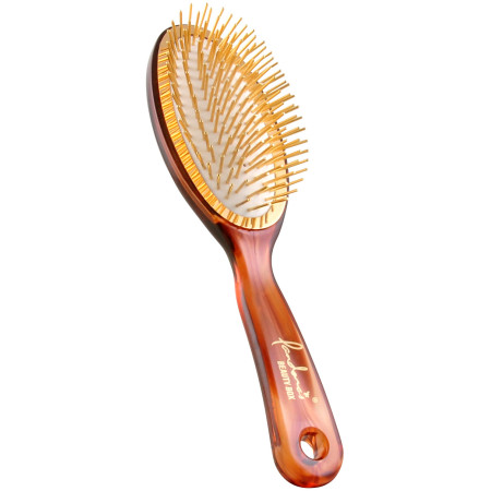 Масажна щітка Pandora's Golden Brush з 24К золотим покриттям зубців, розмір L
