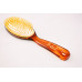 Масажна щітка Pandora's Golden Brush 24K Gold розмір L преміальна щітка для волосся
