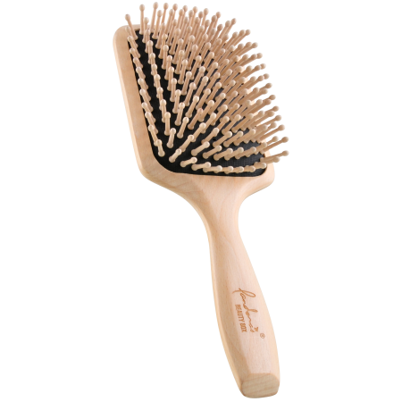 Масажна щітка Pandora's Wooden Pin Brush з бука та дерев'яними зубцями