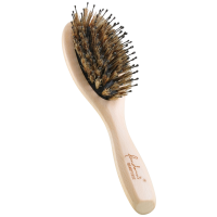 Масажна щітка Pandora's Cusion Brush з бука та щетини кабана, розмір S