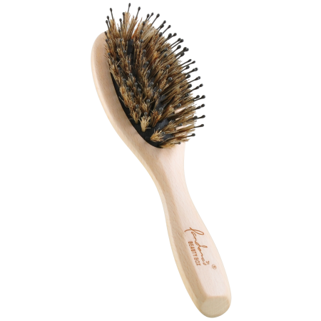 Масажна щітка Pandora's Cusion Brush з бука та щетини кабана, розмір S