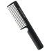 Професійний перукарський гребінець Beuy Pro Comb 500 Black з великими зубцями для розділення пасом