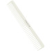 Професійний білий гребінець Beuy Pro №105 White для техніки Scissors Over Comb та стрижки довгого волосся