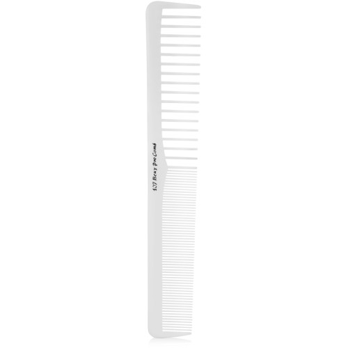Професійний перукарський гребінець для стрижки Beuy Pro Comb 107 White з антистатичним ефектом