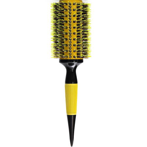 Професійний непродувний термобрашинг NAHA Ceramic Wooden Round Hair Brush H505-F 43 мм з турмаліновим покриттям та комбінованою щетиною
