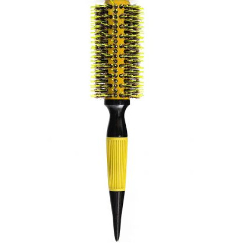 Японський непродувний термобрашинг NAHA Ceramic Wooden Round Hair Brush H505-D 27 мм з турмаліновим покриттям та комбінованою щетиною